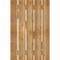 Ekena Millwork Spaced Board-n-Batten Shutters w/Z-Bar, Rough Sawn Western Red Cedar, 28 7/8W x 44H, PR RBS06Z29X044RWR - alternate 3